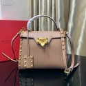 Luxury VALENTINO Origianl leather tote bag V4071A pink Tl19371UV86