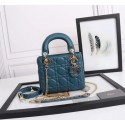 MINI LADY DIOR BAG Lambskin M0566OE blue Tl8341Af99