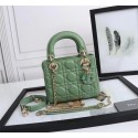 MINI LADY DIOR BAG Lambskin M0566OE green Tl8340Av26