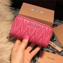 miu miu Matelasse Nappa Leather Keychain M1038 Rose Tl18655hT91