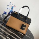 Prada Esplanade Bag 1BA046 brown&black Tl6508iZ66