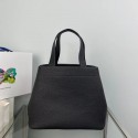 Prada leather tote bag 1AG833 black Tl5749CD62