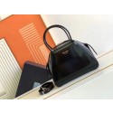 Prada leather tote bag 1BD663A black Tl5744bm74