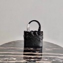 Prada Leather Tress Tote 1BG318 black Tl6070sf78