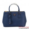 Prada Saffiano 30cm Tote Bag BN1801 - RoyalBlue Tl6654Gw67