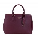 Prada Saffiano Calfskin Leather Tote Bag PBN2274 Burgundy Tl6626JD63