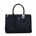 Prada Saffiano Leather Tote Bag PBN1801 Black Tl6621RX32