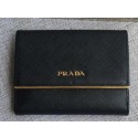 Prada Saffiano Leather Wallet 1MH523 Black Tl6716TP23