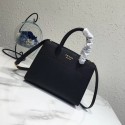 Prada saffiano lux tote original leather bag bn4458 black Tl6567Yr55