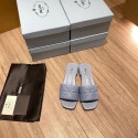 Prada Slippers Shoes PD56902 Blue Shoes Tl7273qB82