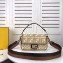 Replica AAA FENDI fabric bag F0386 Beige Tl13035of41