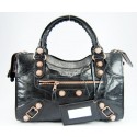 Replica Balenciaga Arena Giant City Bag 173084C Black Tl16281sA83