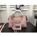 Replica Balenciaga Giant City Gold Studs Handbag B084335 Pink Tl16041Ac56