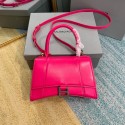 Replica Balenciaga HOURGLASS SMALL TOP HANDLE BAG B108895-1 neon pink Tl15941hD86