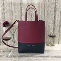 Replica Best Quality Celine Cabas Phantom Bags Calfskin Leather C2204 Wine&Black Tl5066Rf83