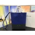 Replica Celine Cabas Phantom Bags Original Leather C3365 Blue&Green Tl5113Ix66