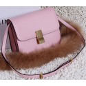 Replica Celine Classic Box Small Flap Bag Calfskin C88007T Pink Tl5208TN94