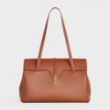 Replica Celine LARGE SOFT 16 BAG IN SUPPLE GRAINED CALFSKIN 194043 Brown Tl4848EO56