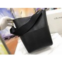 Replica CELINE Sangle Seau Bag in Calfskin Leather C3369 Black Tl5091Ac56