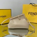 Replica Cheap FENDI FIRST SMALL Cream leather bag 8BP129A Tl12752Mq48