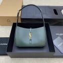 Replica Cheap YSL LE 5 A 7 HOBO BAG IN SMOOTH LEATHER Y687228 blackish green Tl14506QC68