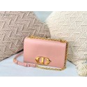 Replica Dior 30 MONTAIGNE BAG Calfskin M9207 pink Tl8599Yn66