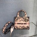 Replica DIOR MEDIUM LADY D-LITE BAG Multicolor Tie & Dior Embroidery M0565OJA Tl8849UD97