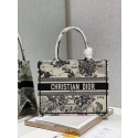 Replica Fashion DIOR BOOK TOTE Latte Multicolor Dior Zodiac Embroidery M1296ZR Tl8503HM85