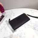 Replica Fashion VALENTINO Origianl leather 060 Clutch bag black Tl19476yI43