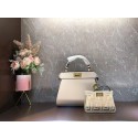 Replica Fendi Peekaboo ISeeU Small leather bag F8636 Beige Tl12646Sf59