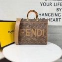 Replica Fendi Tote Fabric Graffiti Print Shopping Bag F0707-4 Tl12543ui32