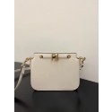 Replica FENDI TOUCH leather bag 8BT349AHK2 white Tl12705aG44