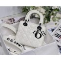 Replica LADY DIOR MY ABCDIOR BAG Cannage Lambskin M0538I white Tl8467XB19