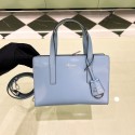 Replica Prada Re-Edition 1995 brushed-leather small shoulder bag 1BA357 light blue Tl5755DY71