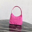 Replica Prada Re-Edition nylon Tote bag MV519 pink Tl6208Ix66