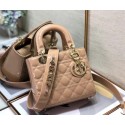 Replica SMALL LADY DIOR BAG Beige Patent Calfskin M0531 Beige Tl8512AP18