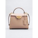 Replica VALENTINO GARAVANI Rockstud Alcove Small grain calf leather handbag 2B0J71 pink Tl19397nB47