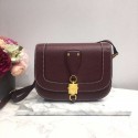 Replica VALENTINO Origianl leather shoulder bag 0705 Burgundy Tl19510CQ60