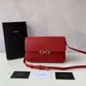 Replica YSL LE MAILLON SATCHEL IN SMOOTH LEATHER 6497952 red Tl14698TN94