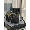 SAINT LAUREN EMMANUELLE SMALL BUCKET BAG IN QUILTED LAMBSKIN 6976401 black Tl14355aj95