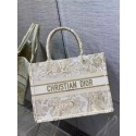 SMALL DIOR BOOK TOTE Embroidery C1287-8 cream Tl8391Qu69