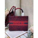 SMALL DIOR BOOK TOTE Navy Blue I Love Paris and Red Hearts Embroidery M1296ZRG Tl8624Ea63