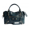 Top Balenciaga Lampskin Handbag 084332A Royalblue Tl16336eo14