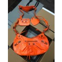 Top Balenciaga WOMENS LE CAGOLE MEDIUM SHOULDER BAG IN 27541 orange Tl15881yq38