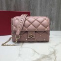 VALENTINO Candy quilted leather cross-body bag 0072 pink Tl19665Kn56