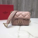 VALENTINO Candy quilted leather cross-body bag 0073 pink Tl19669LG44