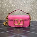 VALENTINO GARAVANI MINI LOCO Calf leather Shoulder Bag 1W2B0K rose Tl19255dV68