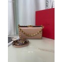 VALENTINO GARAVANI Rockstud Alcove Grain calf shoulder bag V0189 pink Tl19367Is53