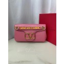 VALENTINO GARAVANI Stud Sign nappa Shoulder Bag NL098 pink Tl19354Kf26