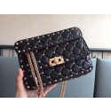 VALENTINO leather bag 0051 black Tl19583vN22